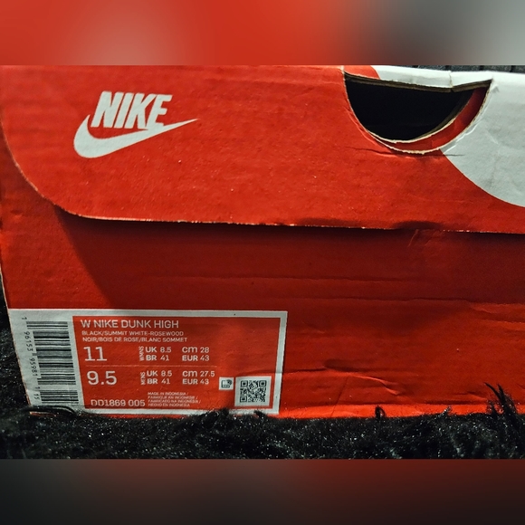 Wmns Dunk High 'Black Rosewood - Picture 7 of 8